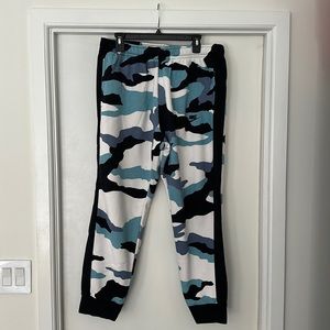 Nike Sport Fleece Camo Jogger Blue